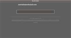 Desktop Screenshot of ametalstateofmind.com